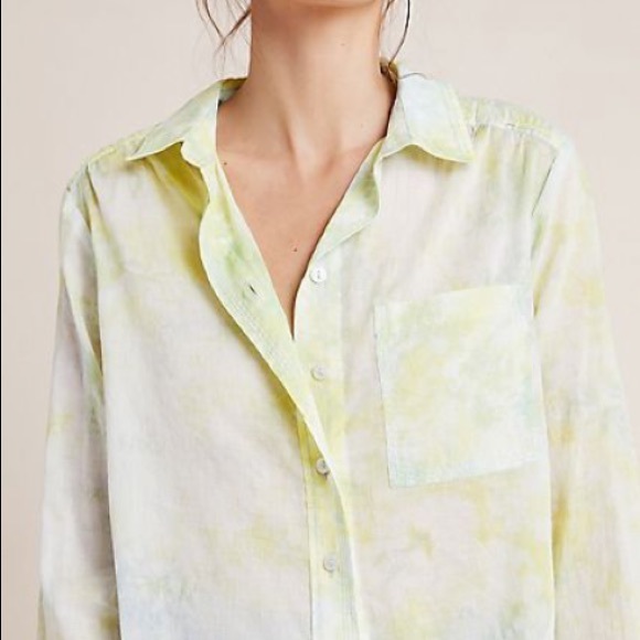 Anthropologie The Cate Classic Tie-Dye Buttondown - Picture 5 of 5